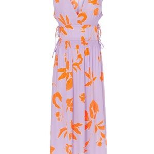 Thakoon Collective Floral Midi Dress - Size 6 - MSRP $370